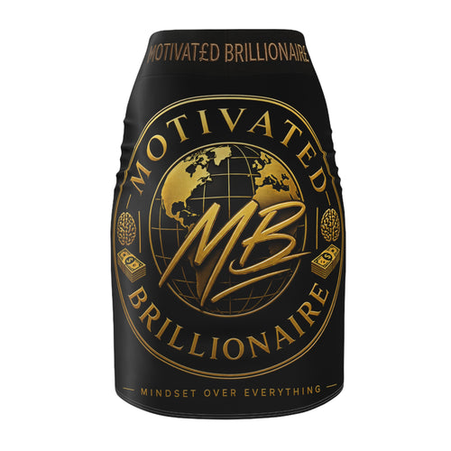 Boss Lady Pencil Skirt — "Motivated Brillionaire" Motivational Office Skirt