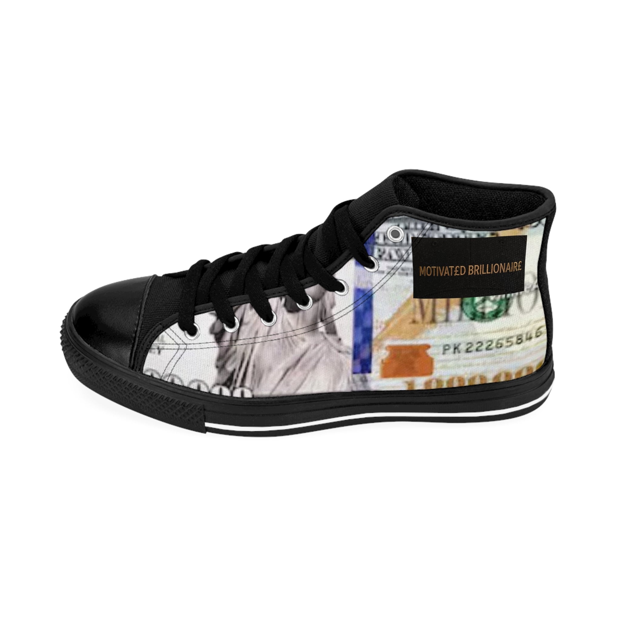 Motivated Brillionaire 'Stepping in Success' High Top Sneakers