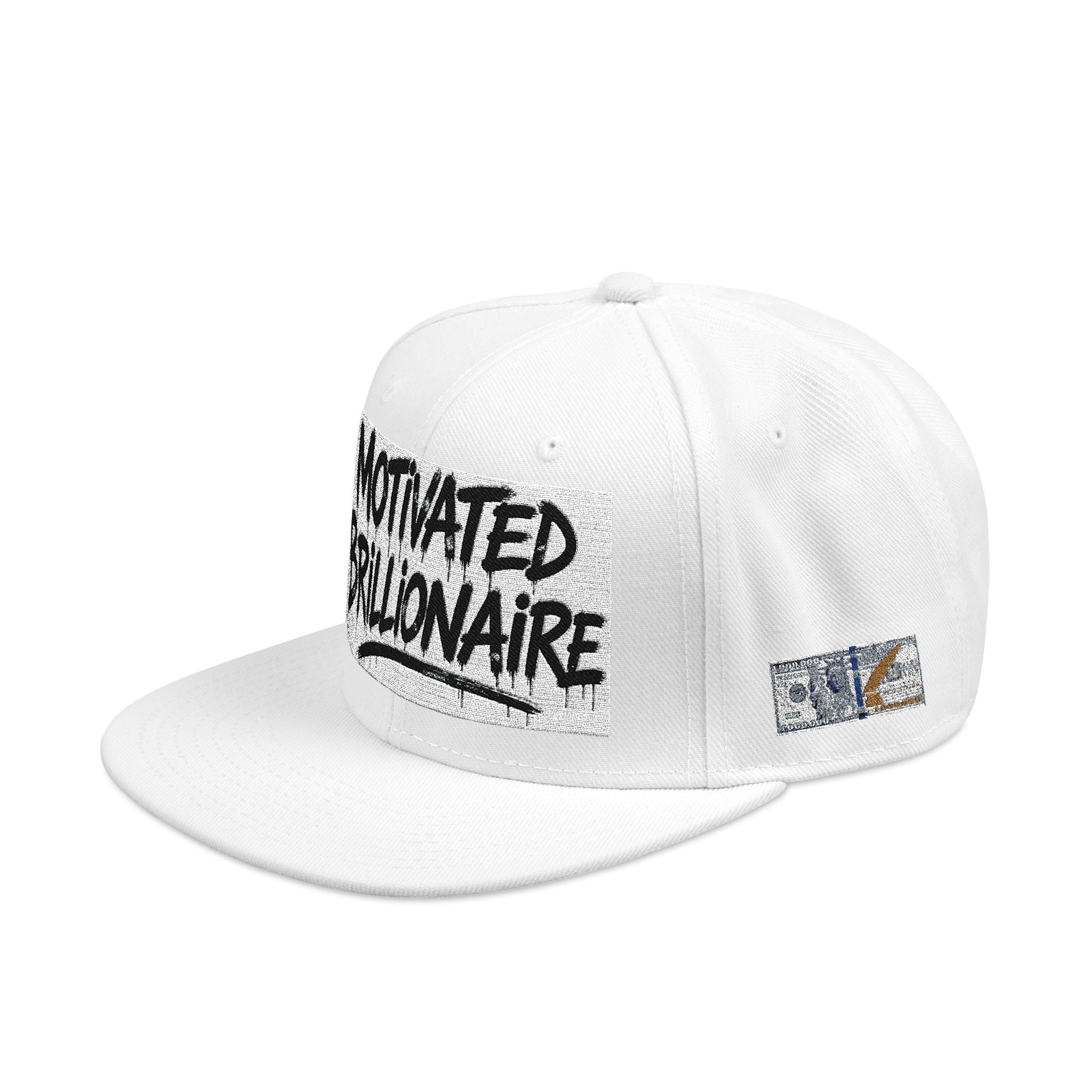 Motivated Brilliantaire O.G. Snapback Cap — Embroidered Signature Logo