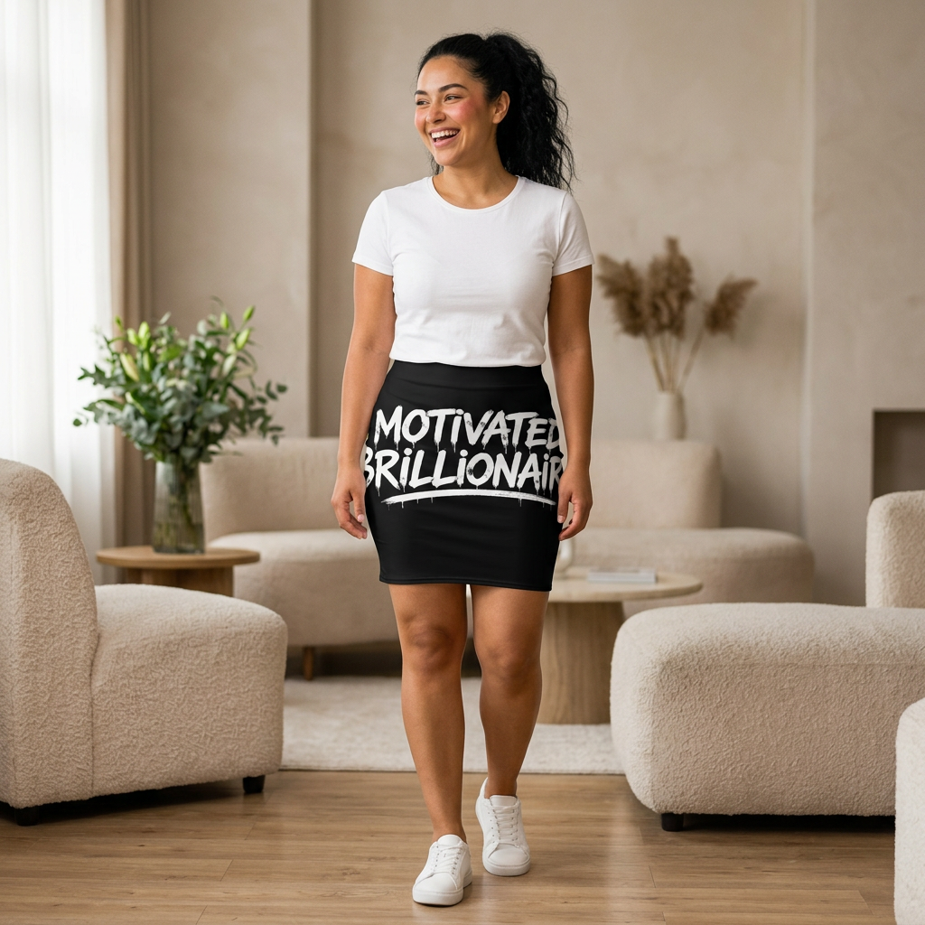 M0TIVATED BRILLIONAIRE BO$$ SKIRT