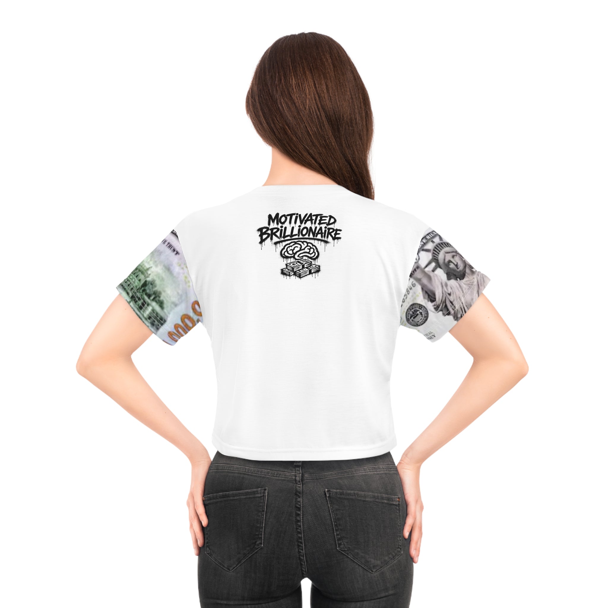 Motivated Billionaire Crop Tee